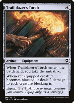 Trailblazer's Torch (CLB-340) - Commander Legends: Battle for Baldur's Gate Foil-1