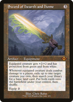 Sword of Hearth and Home (Retro Frame) (MH2-433) - Modern Horizons 2 Etched Foil-1