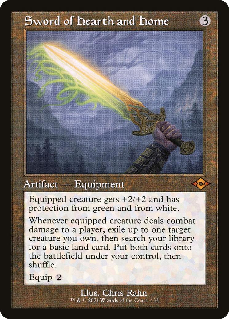 Sword of Hearth and Home (Retro Frame) (MH2-433) - Modern Horizons 2 Etched Foil-1