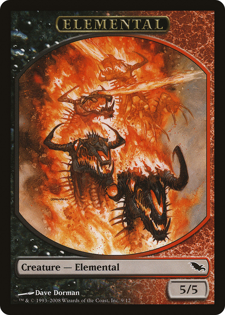 Elemental Token (9/12) [Shadowmoor Tokens]-1
