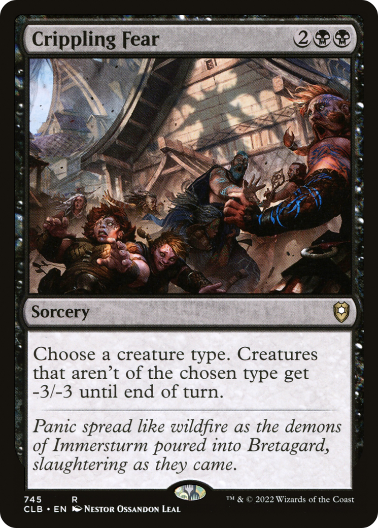 Crippling Fear [Commander Legends: Battle for Baldur's Gate]-1