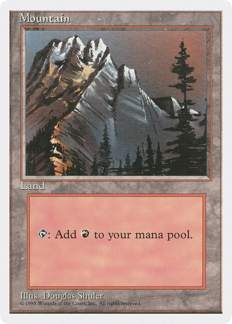 Mountain (Snow Top / Highest Point on Left) [Fourth Edition]-1