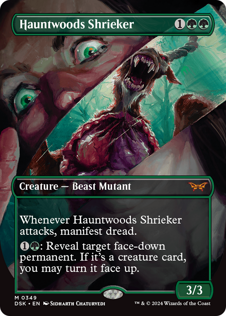 Hauntwoods Shrieker (Borderless) [Duskmourn: House of Horror]-1