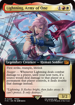 Lightning, Army of One (Extended Art) [FINAL FANTASY]-1
