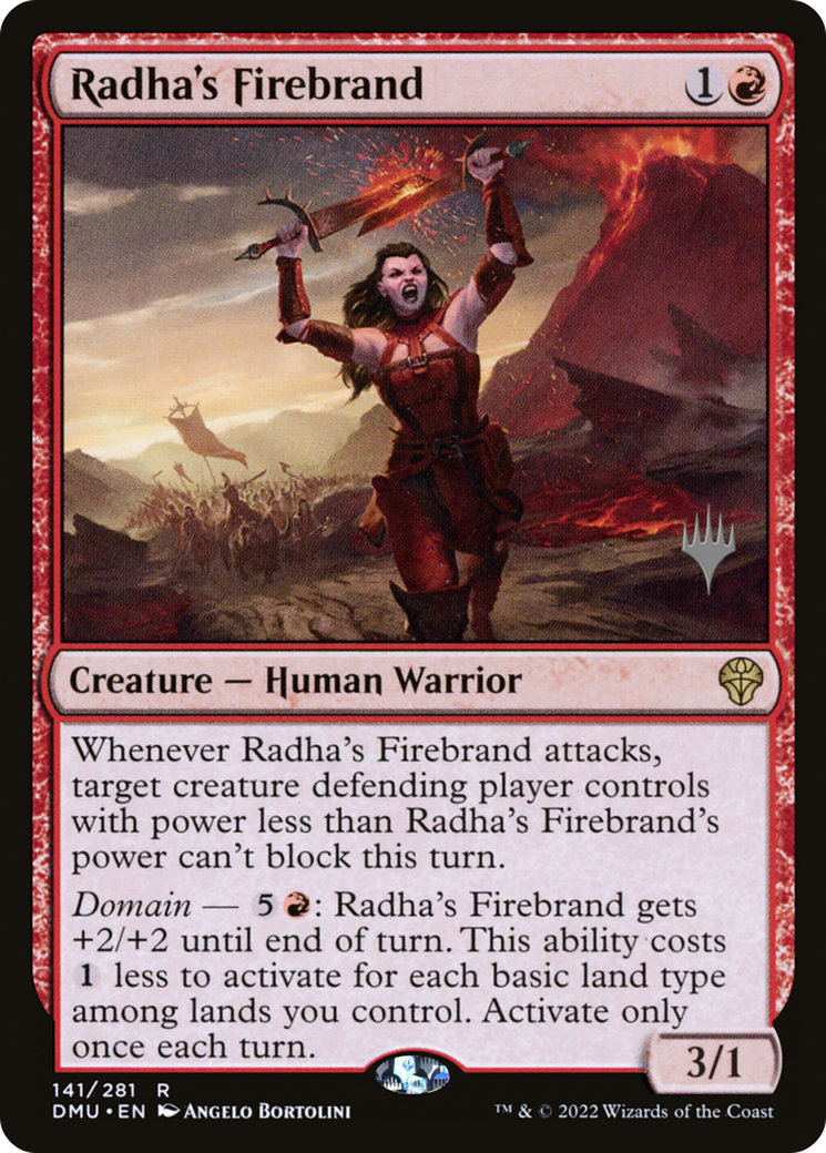 Radha's Firebrand (Promo Pack) [Dominaria United Promos]-1