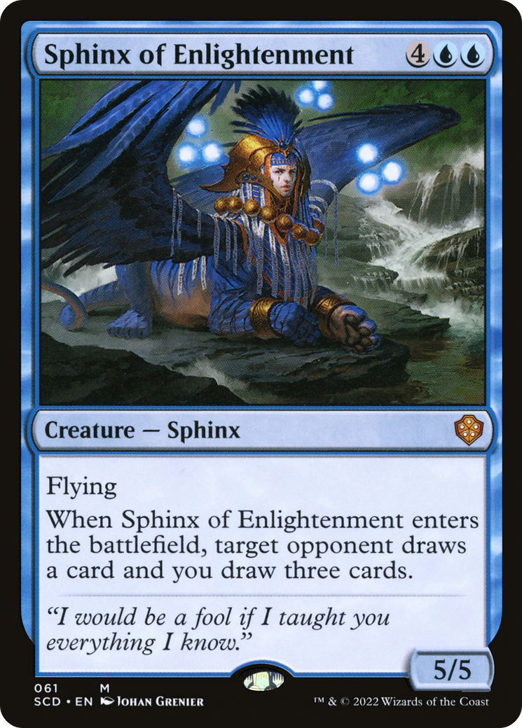 Sphinx of Enlightenment [Starter Commander Decks]-1