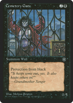 Cemetery Gate (Grandmother Sengir Flavor Text) [Homelands]-1