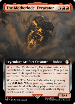 The Motherlode, Excavator (Extended Art) (Surge Foil) [Fallout]-1