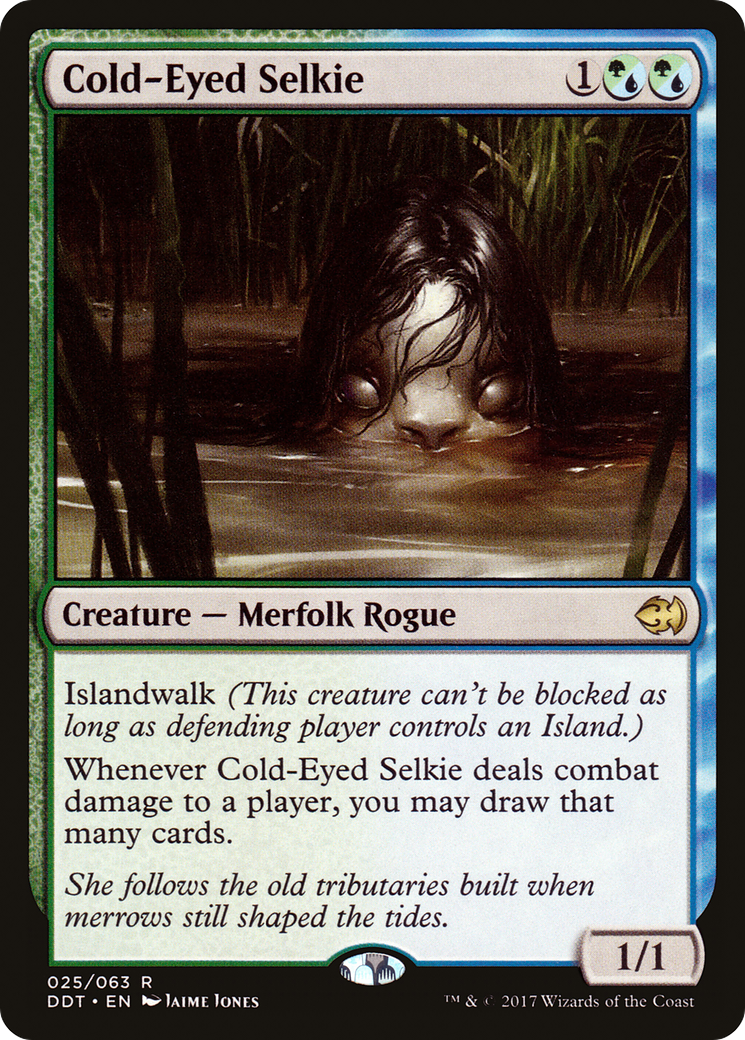 Cold-Eyed Selkie [Duel Decks: Merfolk vs. Goblins]-1