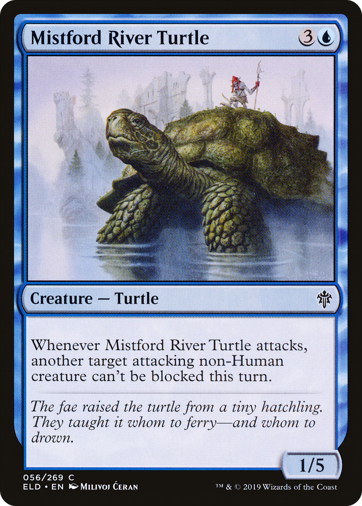 Mistford River Turtle [Throne of Eldraine]-1