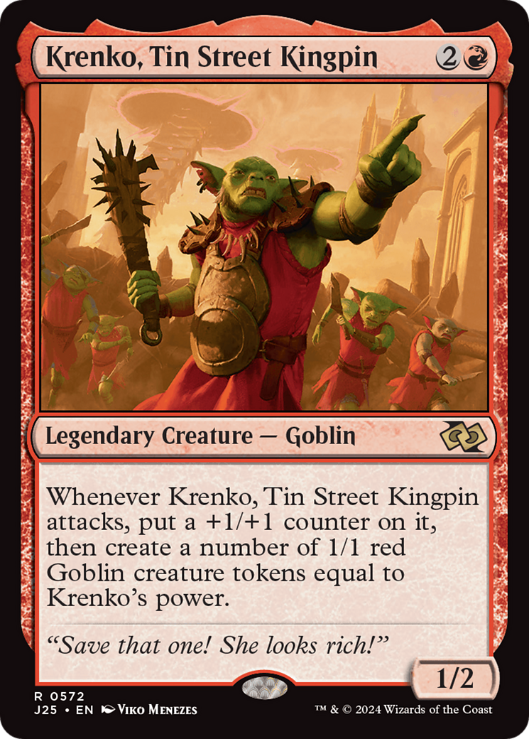 Krenko, Tin Street Kingpin [Foundations Jumpstart]-1