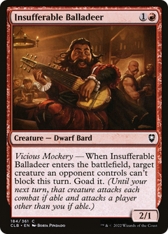 Insufferable Balladeer [Commander Legends: Battle for Baldur's Gate]-1