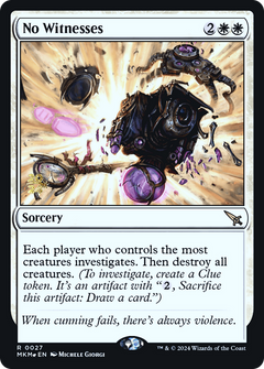 No Witnesses [Murders at Karlov Manor Prerelease Promos]-1