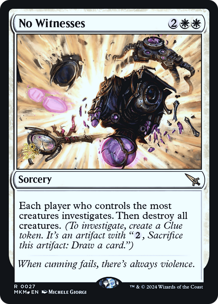 No Witnesses [Murders at Karlov Manor Prerelease Promos]-1