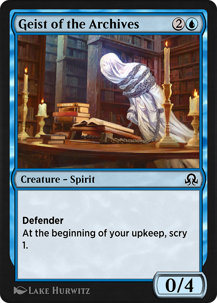 Geist of the Archives (SIR-072) - Shadows over Innistrad Remastered-1