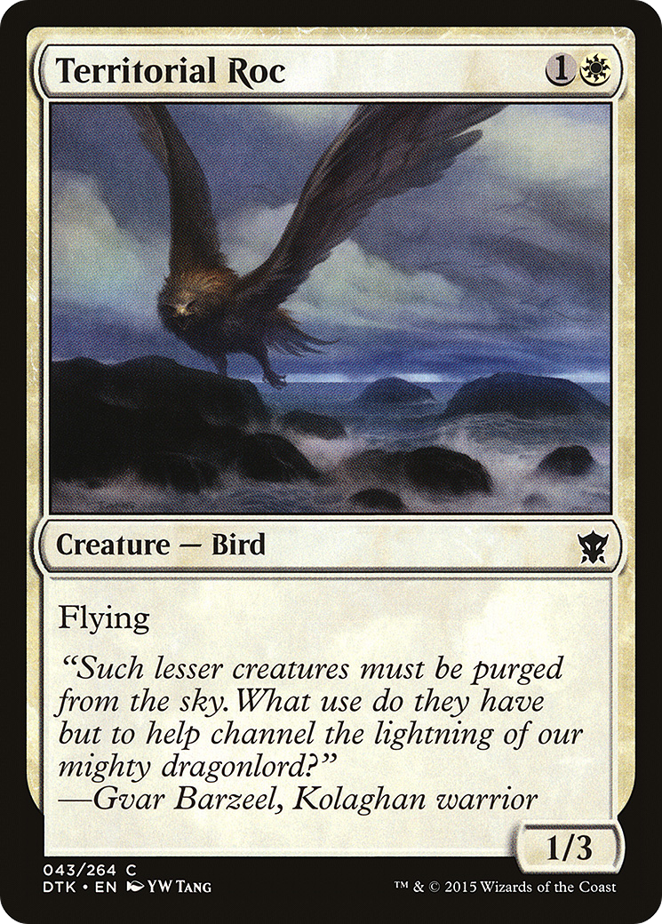 Territorial Roc [Dragons of Tarkir]-1