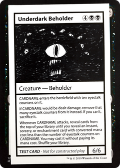 Underdark Beholder (No PW Symbol) (CMB1-) - Mystery Booster Playtest Cards 2021-1