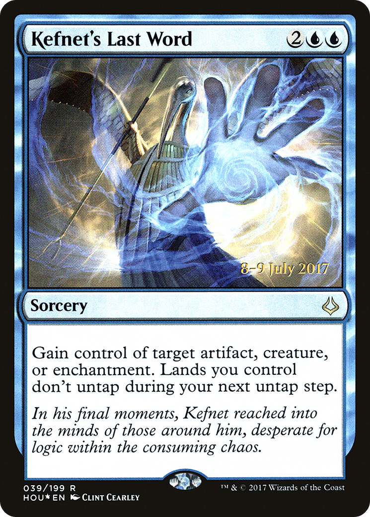 Kefnet's Last Word [Hour of Devastation Prerelease Promos]-1