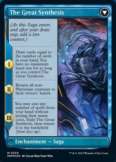 Jin-Gitaxias // The Great Synthesis (Borderless Alternate Art) [March of the Machine]-2