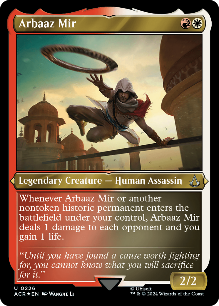 Arbaaz Mir (ACR-226) - Assassin's Creed Etched Foil-1