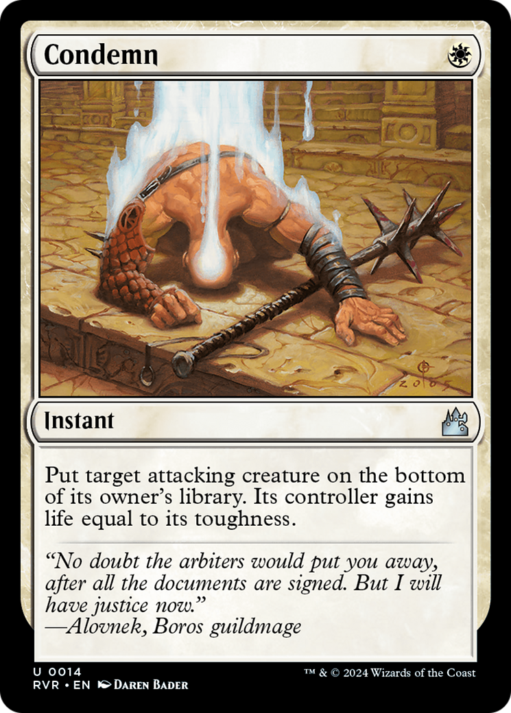 Condemn [Ravnica Remastered]-1