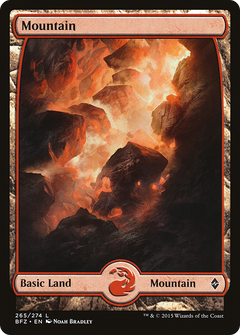 Mountain (265) (Full Art) [Battle for Zendikar]-1