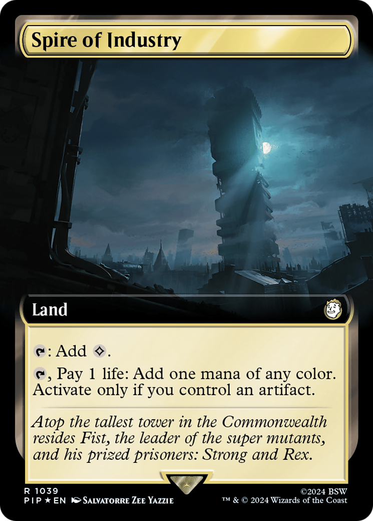 Spire of Industry (Extended Art) (Surge Foil) [Fallout]-1