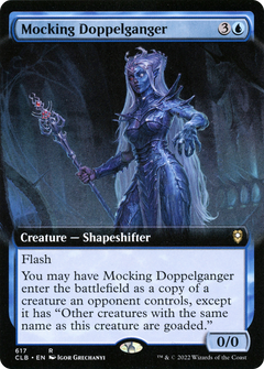 Mocking Doppelganger (Extended Art) [Commander Legends: Battle for Baldur's Gate]-1