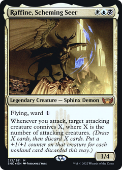 Raffine, Scheming Seer [Streets of New Capenna Prerelease Promos]-1