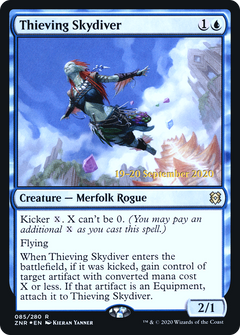 Thieving Skydiver [Zendikar Rising Prerelease Promos]-1