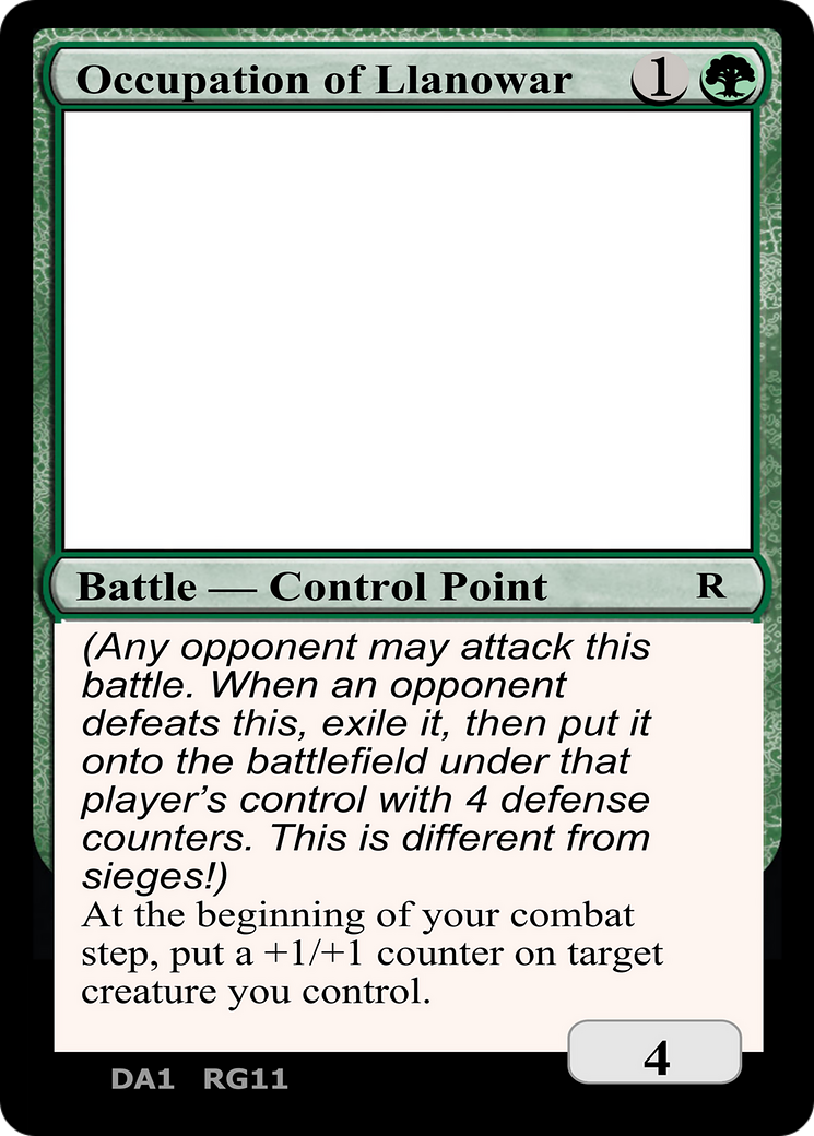 Occupation of Llanowar (UNK-RG11) - Unknown Event-1