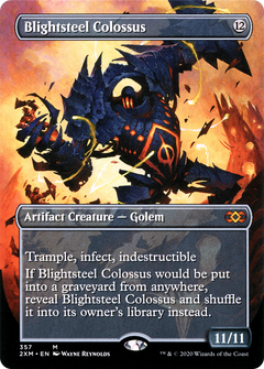 Blightsteel Colossus (Toppers) [Double Masters]-1