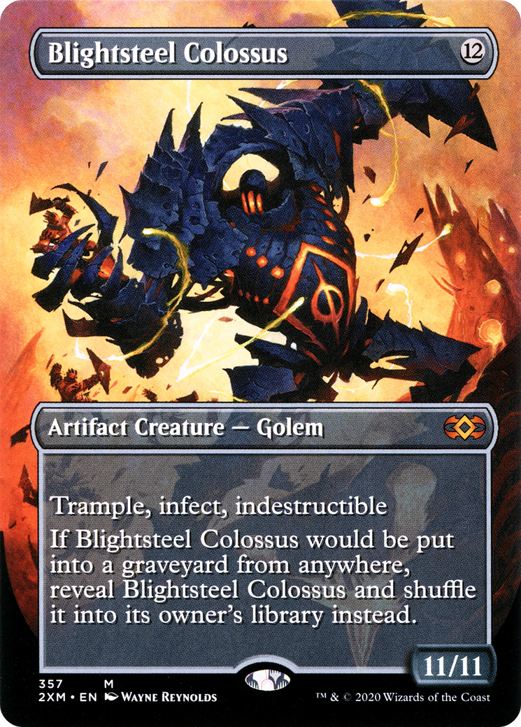 Blightsteel Colossus (Toppers) [Double Masters]-1