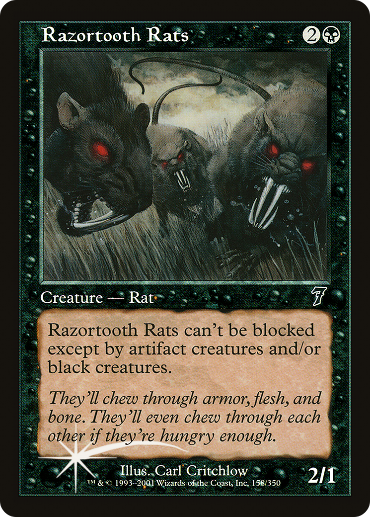 Razortooth Rats [Seventh Edition]