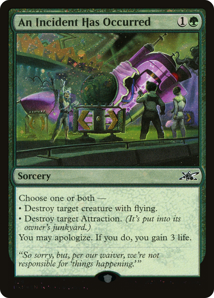 An Incident Has Occurred (Galaxy Foil) [Unfinity]-1