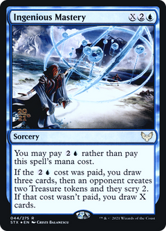 Ingenious Mastery [Strixhaven: School of Mages Prerelease Promos]-1