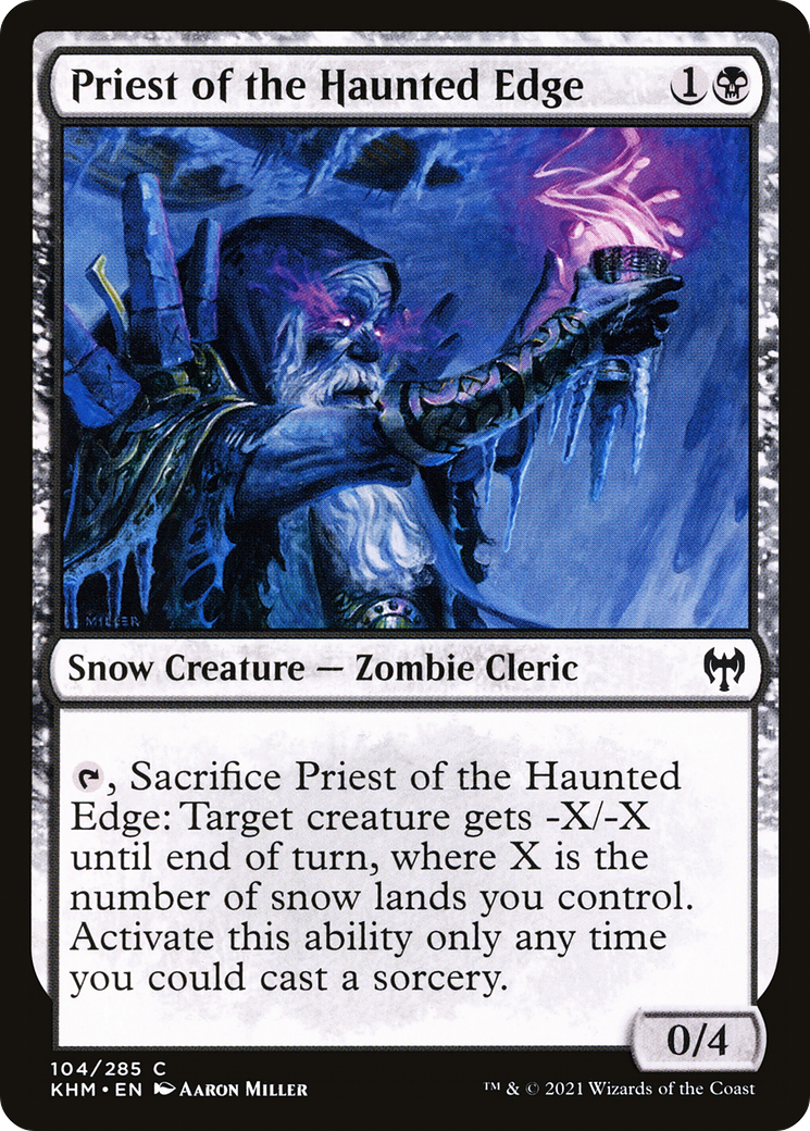 Priest of the Haunted Edge [Kaldheim]-1
