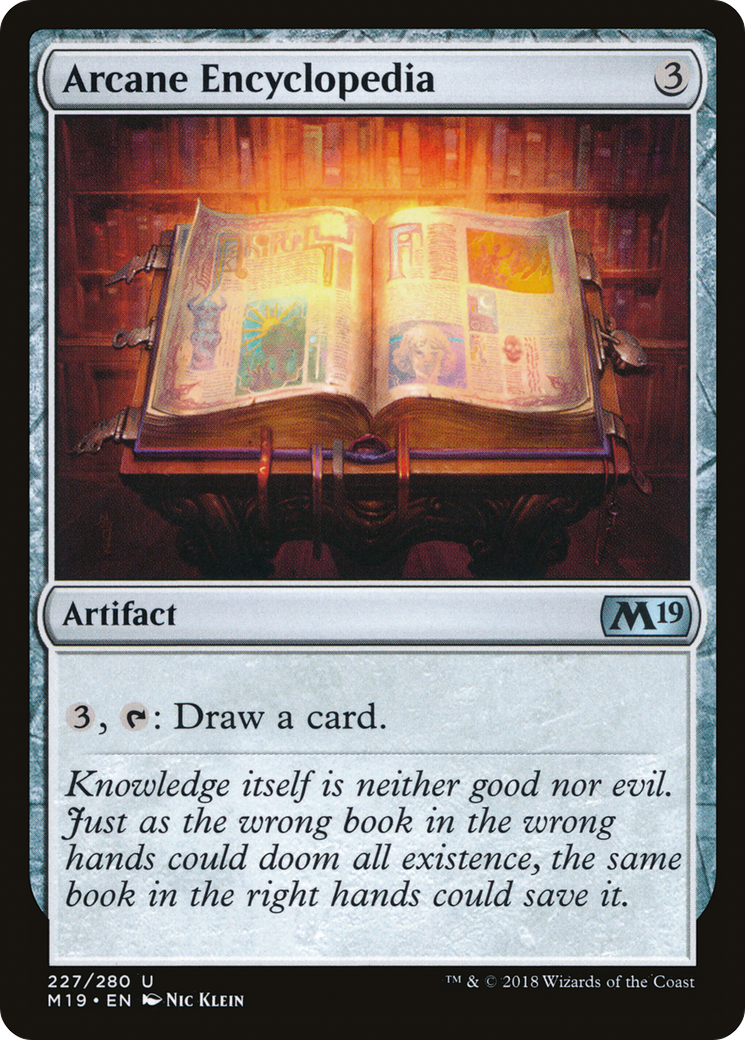 Arcane Encyclopedia [Core Set 2019]-1