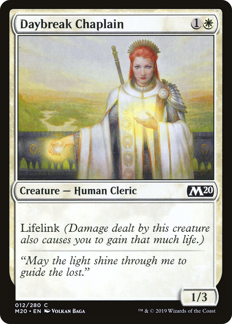 Daybreak Chaplain [Core Set 2020]-1