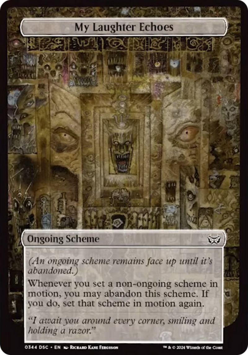 My Laughter Echoes (Full Art) [Duskmourn: Archenemy]-1
