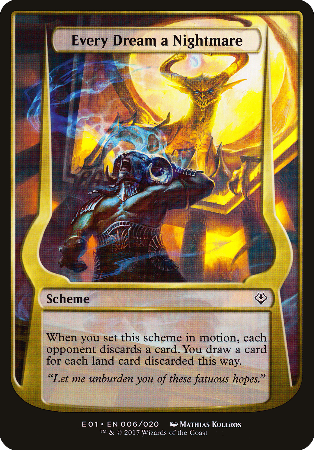 Every Dream a Nightmare (Schemes) [Archenemy: Nicol Bolas Schemes]-1