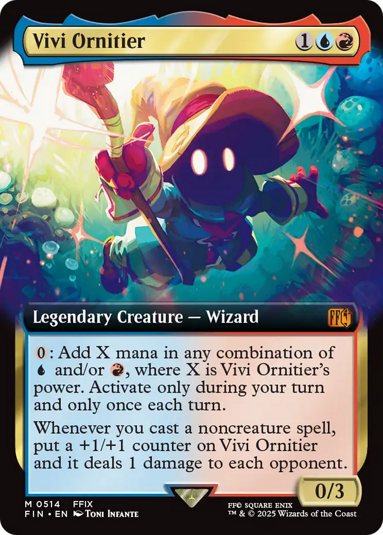 Vivi Ornitier (Extended Art) (FIN-514) - FINAL FANTASY: (Extended Art) Foil-1