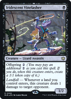 Iridescent Vinelasher [Bloomburrow Prerelease Promos]-1