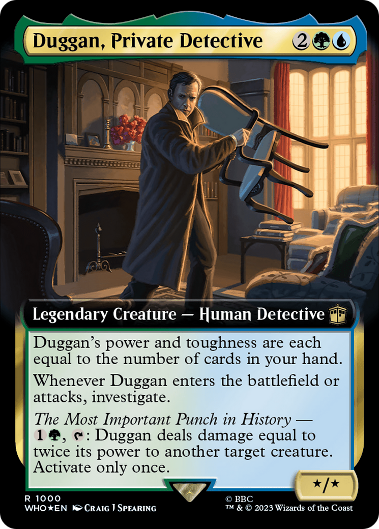 Duggan, Private Detective (Extended Art) (Surge Foil) [Doctor Who]-1