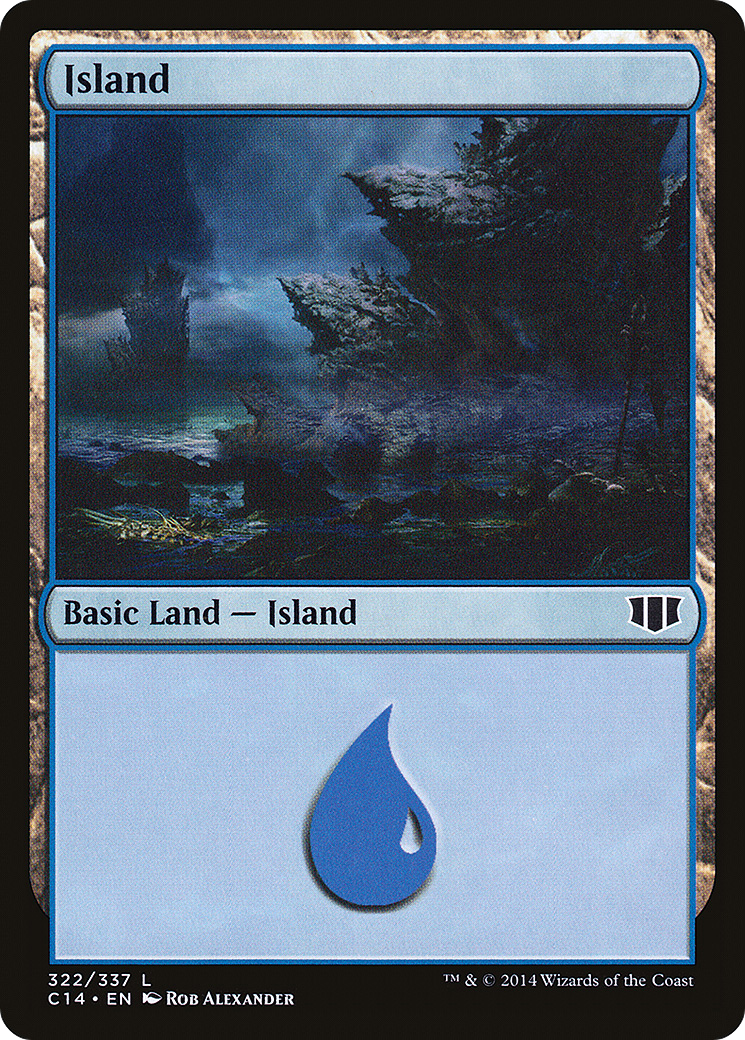 Island (322) [Commander 2014]-1