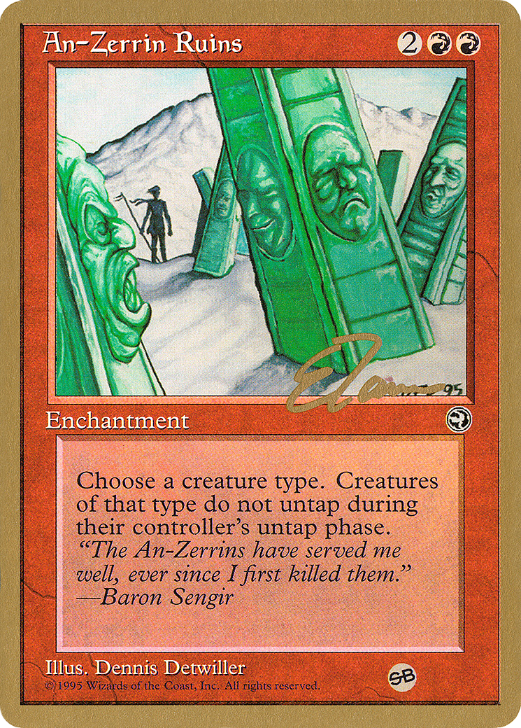 An-Zerrin Ruins (Eric Tam) (SB) [Pro Tour Collector Set]-1