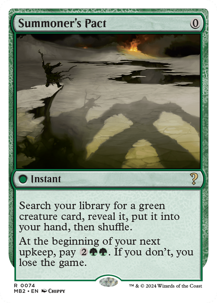 Summoner's Pact (White Border) [Mystery Booster 2]-1