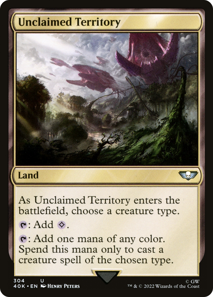 Unclaimed Territory (40K-304) - Warhammer 40,000 Commander-1
