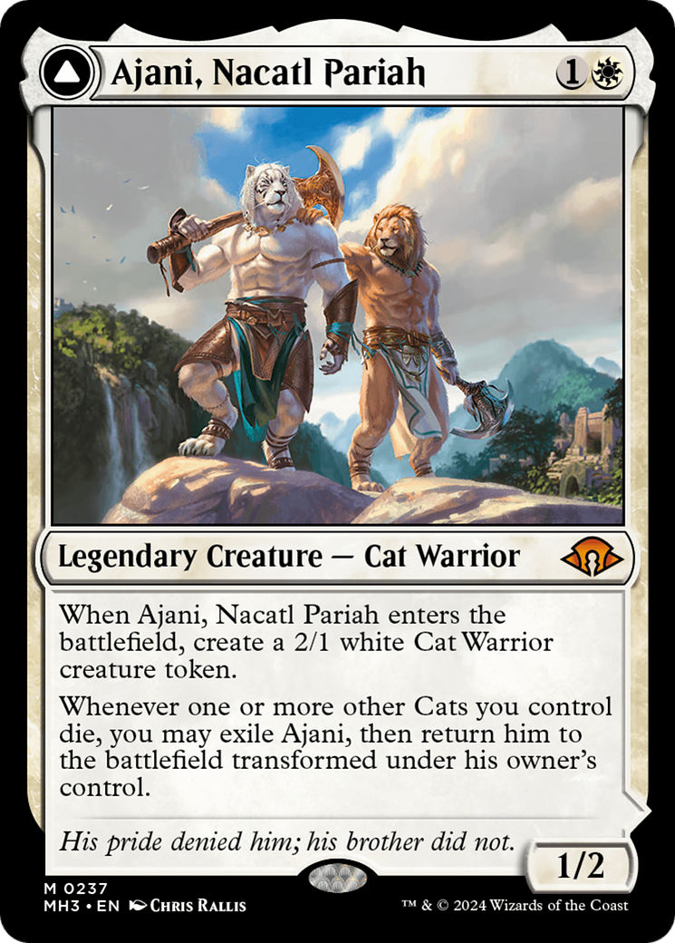 Ajani, Nacatl Pariah // Ajani, Nacatl Avenger [Modern Horizons 3]-3