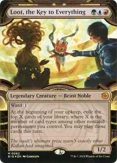 Loot, the Key to Everything (Showcase) (Raised Foil) [Outlaws of Thunder Junction: The Big Score]-1